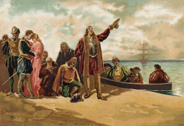 Die Landung der Pilgerväter in Neuengland, 1620